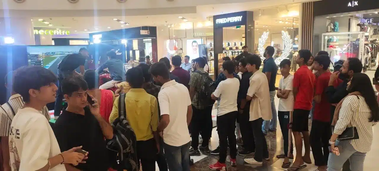 The Crowd at Moto Trainer India - Tissot Event