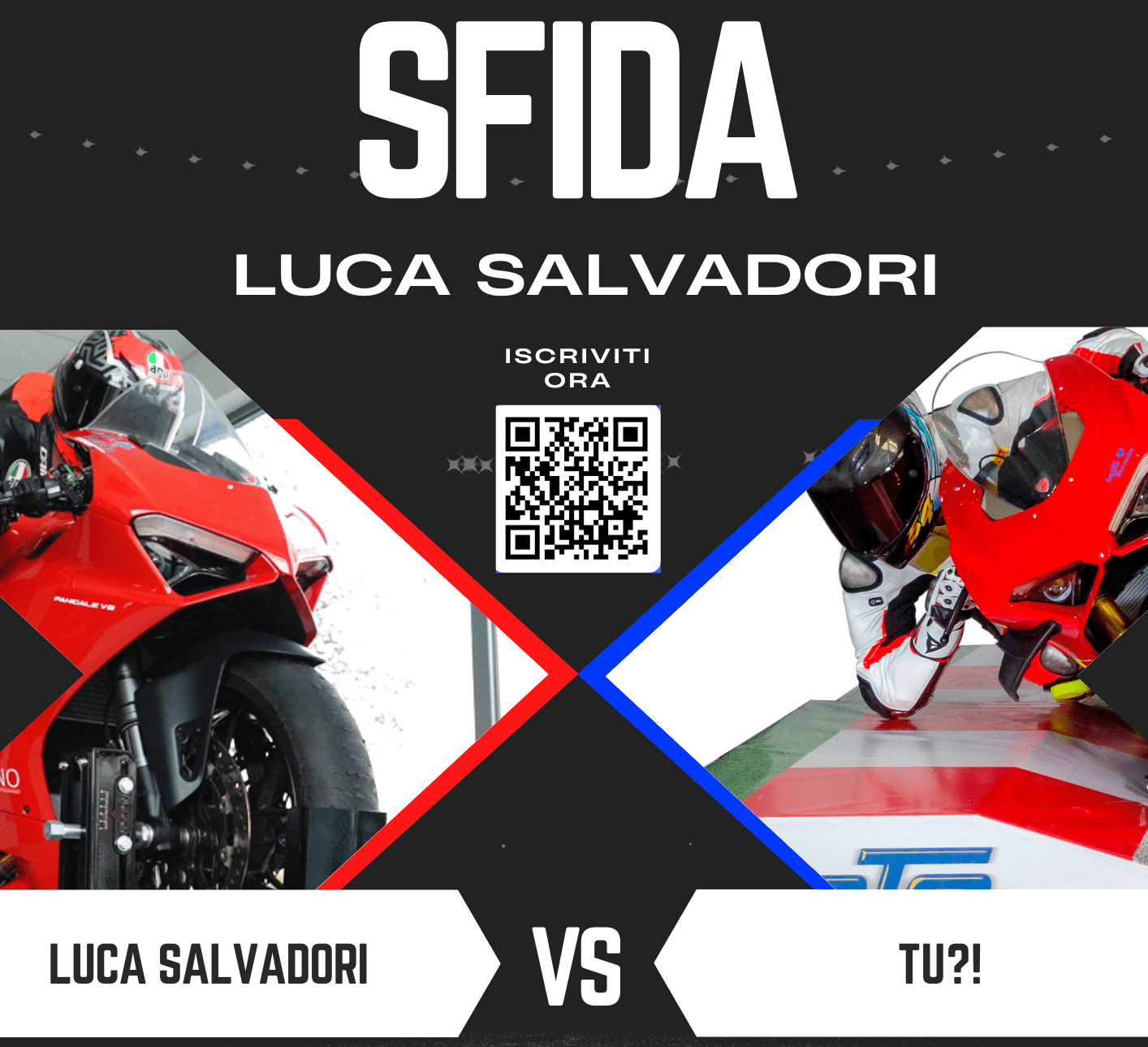 sfida Luca Salvadori, contest, mototrainer, simulatore moto, motorcycle simulator, motorsport, italia
