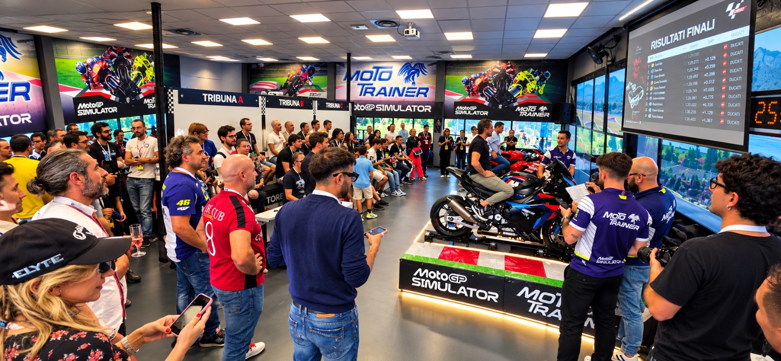 moto trainer monza, franchising, grand opening, first franchising, business opportunity